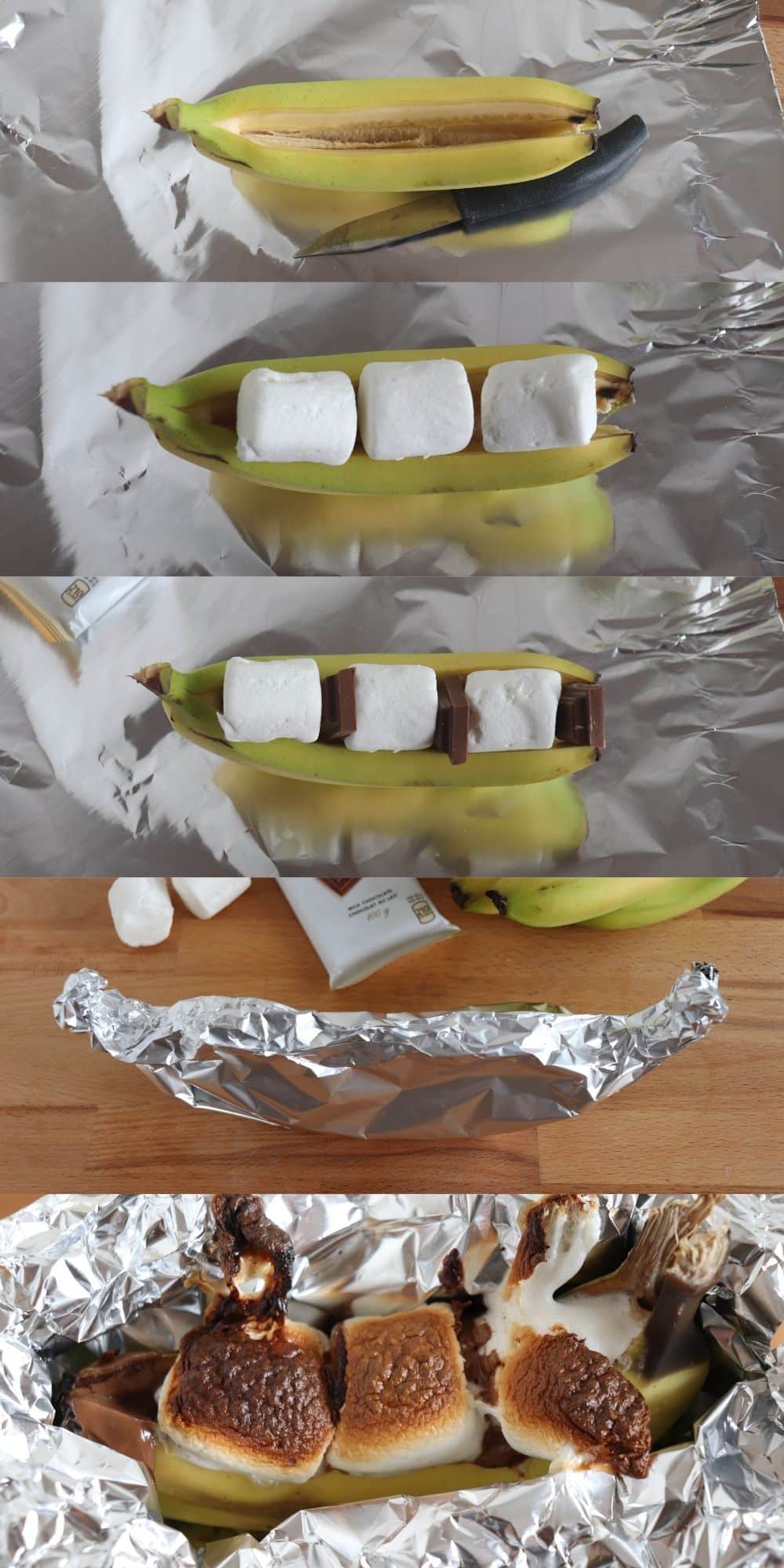 Campfire Banana Boat Recipe » Campfire Foodie